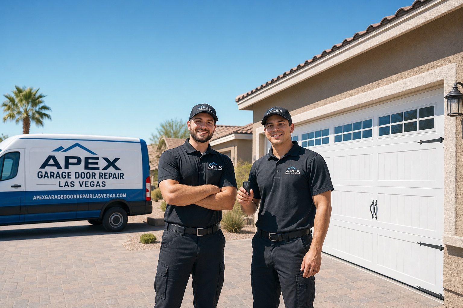 Apex Garage Door Repair Las Vegas team at work